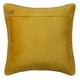 thumbnail image 4 of Funda de cojín decorativa para sofá, color amarillo, 50 x 50 cm (20 x 20 pulgadas), de arpillera con estampado multicolor y cremallera, diseño moderno de chevrones (paleta de chevrones)., 4 of 4