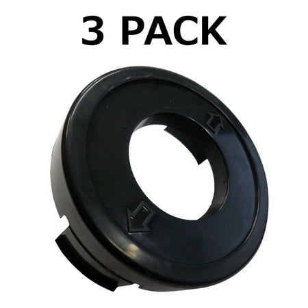 3 Replacement String Trimmer Bump Cap for Black & Decker CST800, ST1000, GE600-04 Groom N (Best Edge Trimmer 2019)
