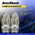 thumbnail image 4 of AutoShack Rear Brake Rotors Premium Ceramic Brake Pads Calipers | Replacement for GMC Sierra 1500 Safari Yukon Chevrolet Silverado 1500 Astro 2000-2001 Suburban 1500 Tahoe RWD | 8-PC Brake Kit, 4 of 5