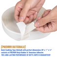 thumbnail image 3 of Butyl Seal Putty Tape White1 Inch x 120 Feet(4 Pack) Leak Proof Butal for RV Repair Window Boat Sealing Glass and EDPM Rubber Roof Patching, 3 of 4