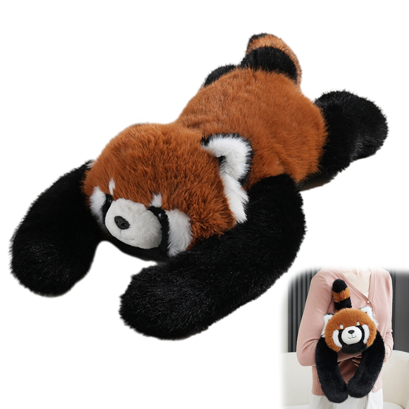 YIFAEUX 30/45/60CM Weighted Plush Animal Toy Stuffed Panda Dinosaur Sloth Koala Plushie Anxiety Relief Sleep Aid Soft Huggable Pillow