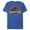 Royal Blue, variant on Men's Jurassic Park T Rex Logo Graphic Tee Black Large