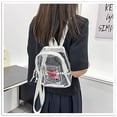 thumbnail image 4 of PVC Women Bag-transparent Backpack-plastic Cloth- Back Backpack- Candy Colored Student Bag- Large Capacity Deals Of The Day Clearance, 4 of 4