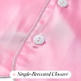 thumbnail image 6 of Usaibhir Girls Pajamas Satin Long Sleeve Sleepwear Set Silky Feel Pjs for Kids Ages 4 to 14, 6 of 8