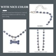 thumbnail image 3 of Miangastore Pet Necklace Metal Rhinestone for Pet Owners Holiday 1Set 11.4X1In, 3 of 8