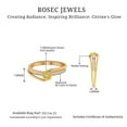 thumbnail image 5 of Rosec Jewels Citrine Engagement Ring for Women - 1/2 Carat - Citrine Diamond Ring - AAA Quality Certified - With Jewelry Box, 10K Yellow Gold, US 4.00, 5 of 8