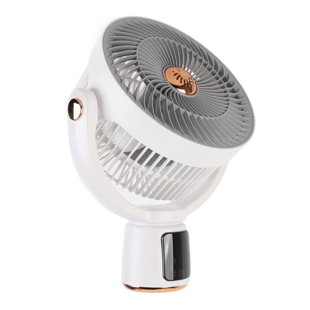 Floor Fan, 12 Speed Oscillating Stand Up Fan Fast Air Circulation USB Rechargeable Dual Use for Home for Dorm