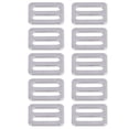 thumbnail image 2 of Noref Webbing Slider,10Pcs Adjustable Buckle Fasteners Stainless Steel 316 Webbing Slider For Collars Straps,Slide Buckle, 2 of 8