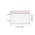 thumbnail image 3 of Bolsa de malla de gran capacidad con diseño de doble capa transparente: estuche con cremallera para organizar tareas, exámenes y documentos con asa., 3 of 6