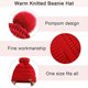 thumbnail image 3 of Gorro para niños, bufanda, guantes, tres piezas, gorro para bebé de otoño e invierno, 3 of 5