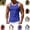 Royal Blue, variant on Mfakffe Mens Tank Top Casual Sport Fitness Sleeveless Comfy Vest Stretch Quick Dry Vintage Tank Top