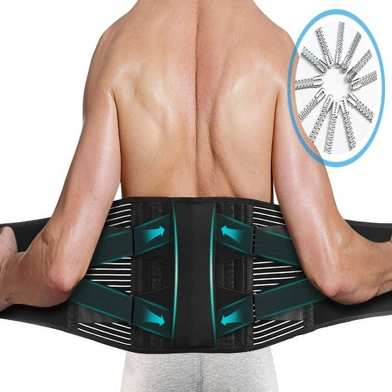 Clearance! Back Support Belt by Sparthos - Relief for Back Pain, Herniated  Disc, Sciatica, Scoliosis and more! - Breathable Mesh Design with Lumbar  Pad - Adjustable Support Straps - Lower Back Brace 