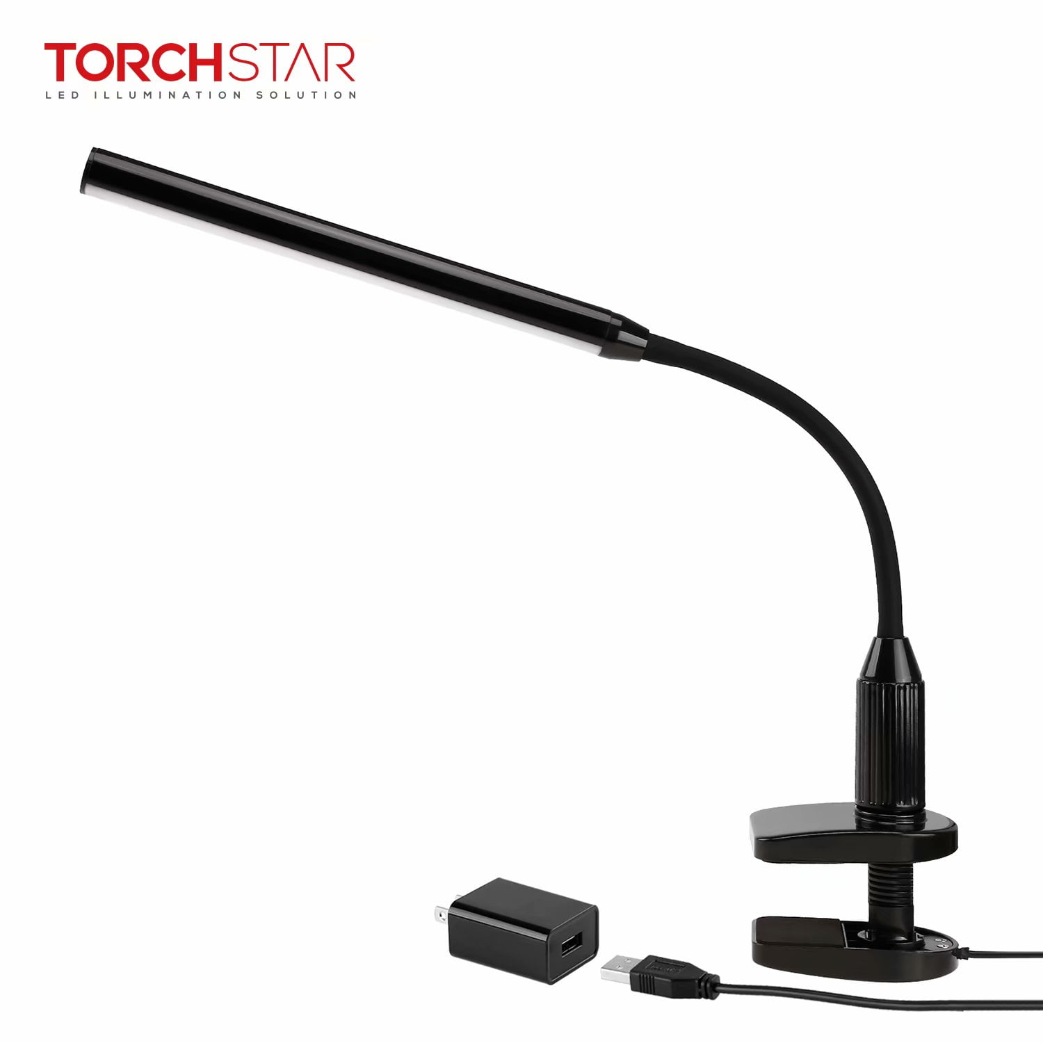 Torchstar Led Dimmable Desk Lamp Eye Friendly Table Touch Sensitive Control For Teens Black