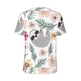thumbnail image 3 of Balery Cute Cartoon Sloth Baseball Jersey for Men Casual Button Down Shirts Short Sleeve Active Team Sports Uniform-4X-Large, 3 of 9