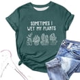 thumbnail image 3 of VOUZZA Womens Funny Letter Graphic Tops Crewneck Casual Short Sleeve T Shirts Loose Fit Cute Summer Tee, 3 of 3