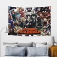 thumbnail image 5 of My Hero Academia Tapestry, Anime Wall Poster Art, Wall Tapestry For Bedroom Living Room Dorm Room, Wall Hanging For Festival Party Events Background Photography Backdrop, 60x40 Inch, 5 of 9