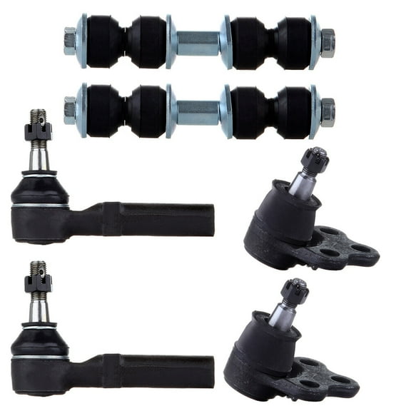 SCITOO 6pcs Suspension Kit 2 Front Stabilizer / Sway Bar 2 Lower Ball Joint 2 Outer Tie Rod End fit for 1997 - 2005 for Buick Century Regal for Chevrolet Impala Monte for Oldsmobile Intrigue K5342