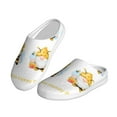 thumbnail image 2 of Lsque Gnomes Honey Bee Pattern Womens Comfort Cotton on Scuff With Memory Foam and Anti-skid Sole Slipper-37/38, 2 of 7