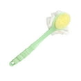 thumbnail image 4 of Double Side Long Handle Back Shower Brush with Hanging Hole Anti Slip Cleaning Back Scrubber Ergonomic for Men and Women/ Feet/ Body /Bath /Back Green, 4 of 8