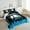 Black Deepskyblue, variant on Erosebridal American Football Comforter Sets,Ball Gamer Comforters & Duvets,Sport Decor,Reversible,Breathable,2pcs