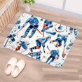 thumbnail image 5 of Ice Hockey Soft Polyester Non-Slip Machine Washable Floor Carpet Door Mat Office Rugs, 5 of 6