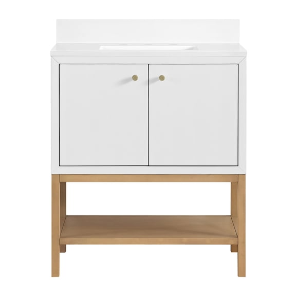 Miseno MN254V30BW Isadore 30" Free Standing Single Basin Vanity Set - White