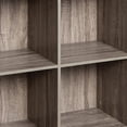 thumbnail image 4 of ClosetMaid 4 Cube Storage Shelf Bookshelf Organizer with Back Panel, Gray, 4 of 9