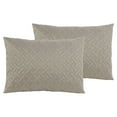 thumbnail image 6 of VCNY Home Nina II 3-Piece Taupe Geometric Comforter Set, King, Adult, Unisex, 6 of 6