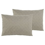 VCNY Home Nina II 3-Piece Taupe Geometric Comforter Set, King, Adult, Unisex