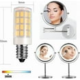 thumbnail image 2 of 2-Pack LED Makeup Mirror Bulb Replacement Mirror for Cosmetic Vanity Makeup Mirror with Single Double Sided Lighted Magnification,4W Equivalent to 40W Iandescent Bulb(Warm White 3000K), 2 of 6