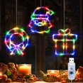 thumbnail image 1 of Luces navideñas USB LolStar para ventana, paquete de 3 unidades, LED multicolor, 1 of 8