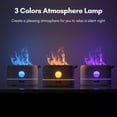 thumbnail image 4 of Simulation Aroma Air Humidifier Desktop 2-in-1 Mist Humidifier & Aromatherapy Diffuser for Essential Oil with 3 Colors Lamp 200ML Capacity USB Powered for Home Office Yoga Low Noise Auto-o, 4 of 7