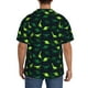 thumbnail image 3 of Fotbe Dinosaurs Camisa Estampada de Manga Corta para Hombre, Casual de Verano, Estilo Playero, Sin Arrugas-Small, 3 of 5