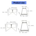 thumbnail image 5 of Jesscasday Folding Coolers Stand Foldable Metal Stand for Camping Hiking Cooking Picnics, 5 of 15