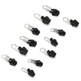 thumbnail image 3 of 12 Pcs Zipper Head, Universal Zipper Pull Replacement Slider Sewing Fix Repair Part Simple Disassemble Quick Install Open End Zippers for Jackets Luggage Bags, 3 of 7