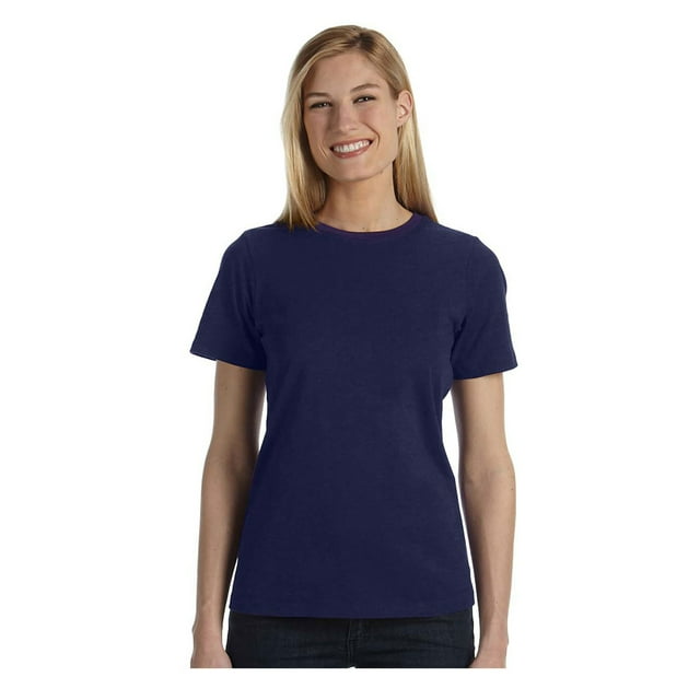 Bella + Canvas T-Shirt à Manches Courtes en Jersey Décontracté pour Femmes