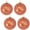 Shiny Two Cents Copper, variant on Christmas By Krebs 4" (100mm) Shiny Two Cents Copper [4 Pieces] Solid Commercial Grade Indoor and Outdoor Shatterproof Plastic, UV and Water Resistant Ball Ornament Decorations
