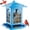 Blue, variant on Birdream Bird Feeders for Outdoors Hanging, Classic Courtyard Design Fun Assembly 3.5LB Large Bird Feeder, Attracting Wild Birds Cardinals Goldfinches Sparrows
