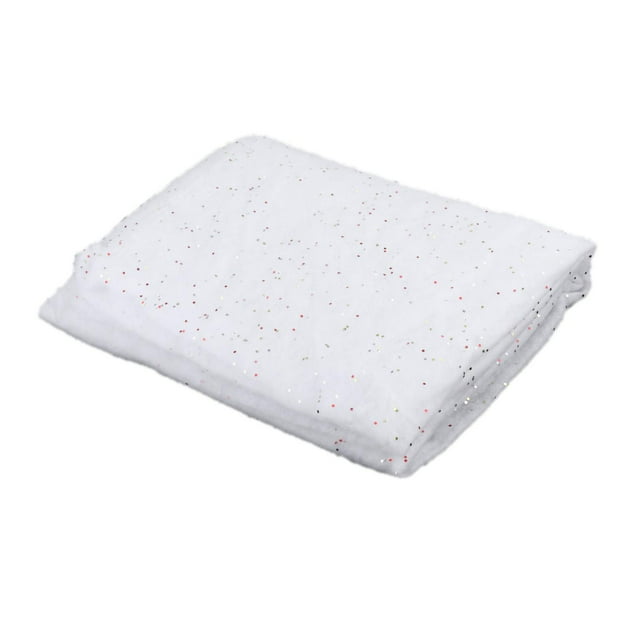 Christmas Snow Blanket Artificial Snow Glittered Drape Soft Faux Snow Fake Snow 92x114cm