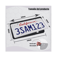 thumbnail image 3 of 2 pzs Porta Placas Universal Acesorios Para Autos De Silicon Lab.G Rojo, 3 of 5