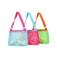 thumbnail image 1 of Beach Toy Mesh Beach Bag Kids Shell Collecting Bag Beach Sand Toy Seashell Bag Swimming Accessories For Boys And Girls(Only Bags,A Set Of 3), 1 of 4