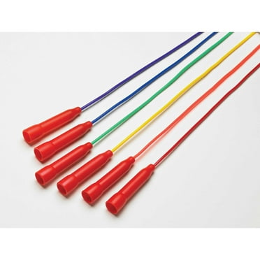 Sportime Jump Ropes, 8 Feet, Assorted Colors, Set of 6 - Walmart.com