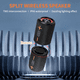 thumbnail image 2 of wonima11 2 in 1 Portable Splittable Bluetooth Speaker, Waterproof Split Wireless Speaker Bluetooth V5.3 with 20W Loud Stereo Sound, 24H Playtime, True Wireless Pairing for Home, Outdoor or Travel, 2 of 7
