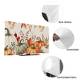 thumbnail image 4 of Indoor TV Cover 75 Inch, Orange Pumpkins Fall Elastic Monitor Dust Covers for Television, Desktop Computer Thanksgiving Flowers Leaves Rustic Dustproof Fitted TV Cover for Inside 65.4"L x 36.8"H, 4 of 9