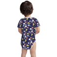 thumbnail image 5 of Daiia Colorful Jellyfish Printed Unisex-Baby Short Sleeve Onesies Bodysuits Baby Climbing Clothes Soft and Comfortable Romper with Expandable Shoulder Design-18 Months, 5 of 8