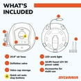 thumbnail image 2 of Sylvania Plus Portable Tire Inflator with Auto Stop, LED Digital Display & Case, 2 of 8