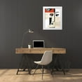 thumbnail image 3 of Delamater, Rob 12x14 White Modern Wood Framed Museum Art Print Titled - Faces of A Century III, 3 of 4