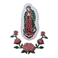 thumbnail image 4 of New Born Baby Boy Teen Christening Baptism Communion Formal White Paisley Suit Silver or Gold Guadalupe on Back SM-20, 4 of 5