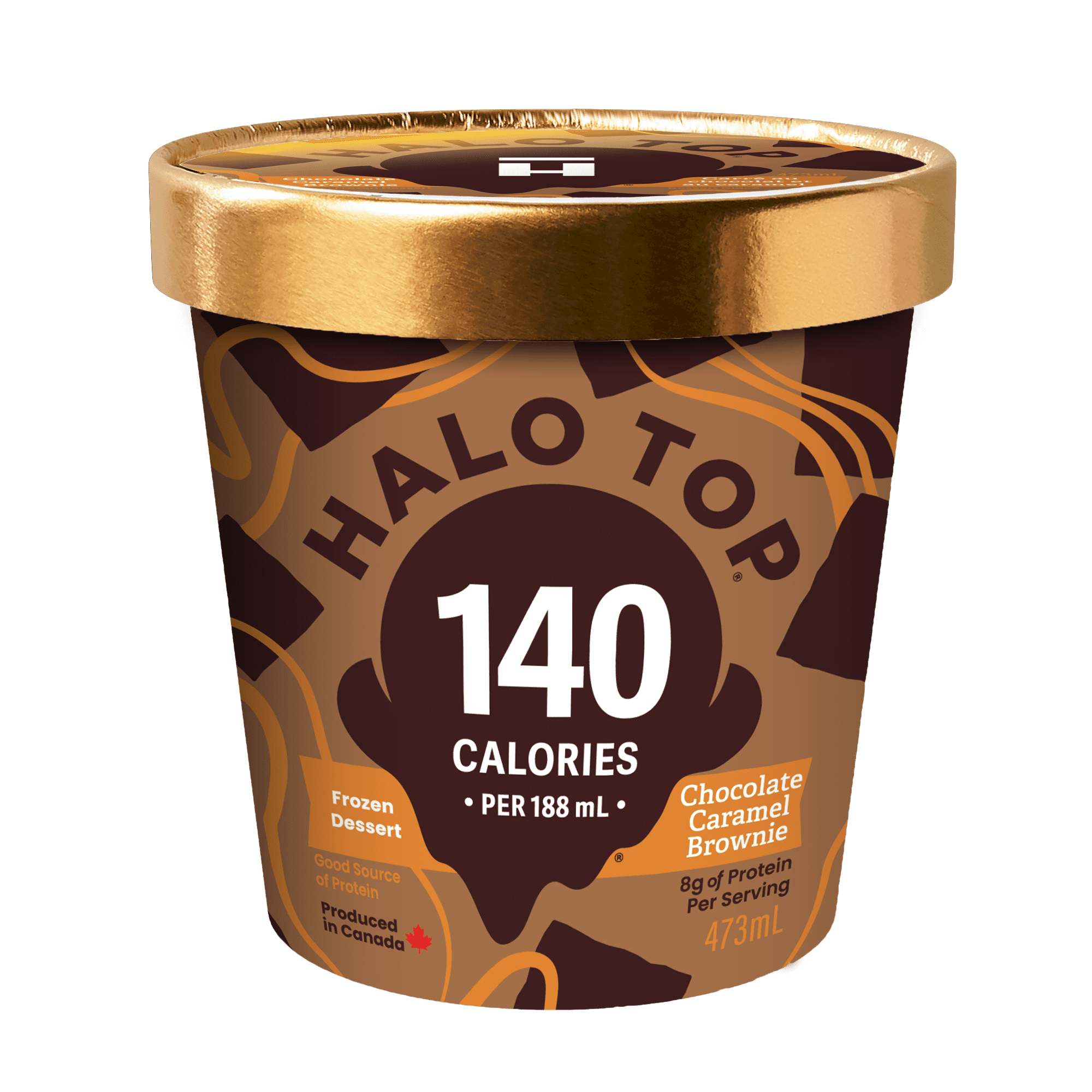 HT CHOC CARM BROWNIE, 437 mL