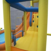 Banzai Inflatable Slide N Bounce Spash Park Water Park - 3 Levels of Fun!